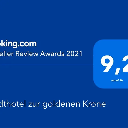 Stadthotel Zur Goldenen Krone 酒店 魏茨